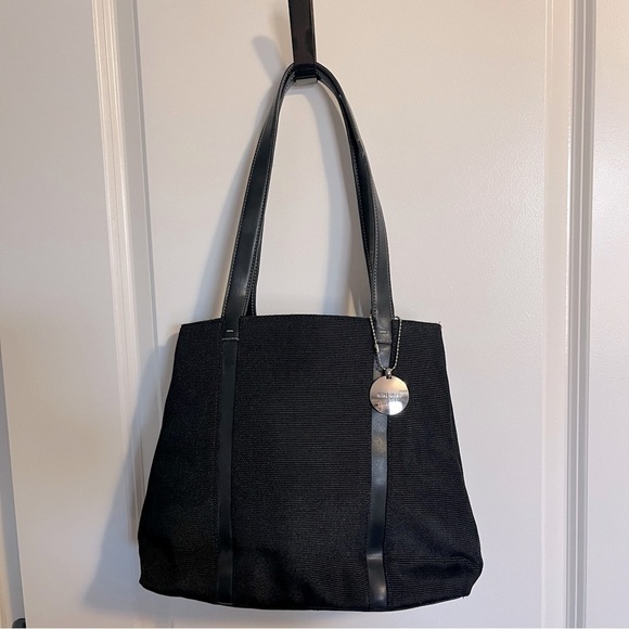 Nine West purse, handbag or shouldered bag. black and nice thick woven material. - Picture 1 of 16